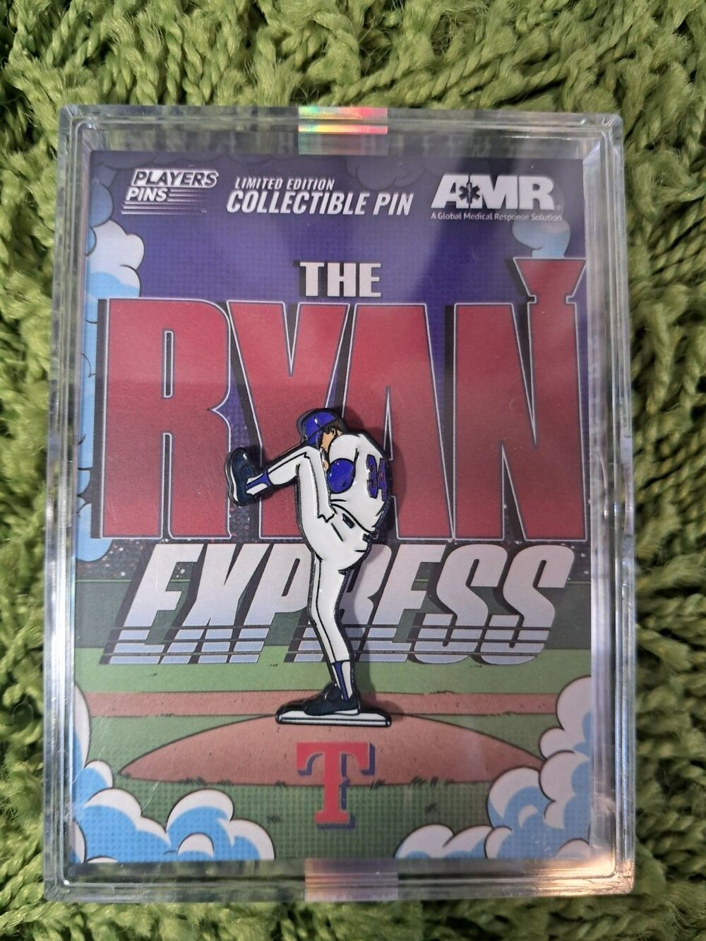Sealed Nolan Ryan The Ryan Express Limited Edition Collectible Texas Rangers Pin